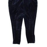 FELIX BUHLER Mens Corduroy Trousers Blue Regular Skinny W28 L26