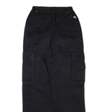 DICKIES Cargo Mens Trousers Black Regular Straight W22 L28