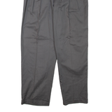 Mens Trousers Grey Regular Straight W34 L30