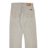 BIGSTAR Mens Corduroy Trousers Grey Regular Straight W31 L32