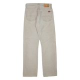 BIGSTAR Mens Corduroy Trousers Grey Regular Straight W31 L32