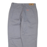 TEDDY'S Mens Trousers Grey Regular Tapered W32 L27