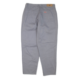 TEDDY'S Mens Trousers Grey Regular Tapered W32 L27