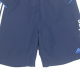 ADIDAS Mesh Lined Mens Swimming Shorts Blue Relaxed M W32