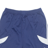 ADIDAS Mens Sports Shorts Blue Relaxed L W30