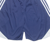 ADIDAS Mens Sports Shorts Blue Relaxed L W30