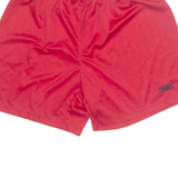 UMBRO Mens Sports Shorts Red Relaxed L W26