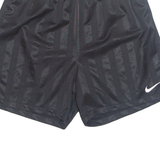NIKE DRI FIT Mens Sports Shorts Black Relaxed M W30