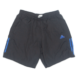 ADIDAS Mesh Lined Mens Swimming Shorts Black Relaxed L W30