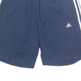 ADIDAS Mesh Lined Mens Swimming Shorts Blue Relaxed M W30