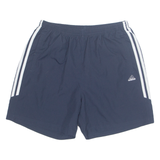 ADIDAS Mens Sports Shorts Blue Relaxed L W31