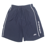 UMBRO Mesh Lined Mens Swimming Shorts Blue Relaxed L W28