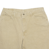 WRANGLER Mens Denim Shorts Beige XL W37