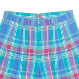 NAUTICA Mens Chino Shorts Blue Classic 90s Check M W34