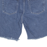 WRANGLER Cut Off Mens Denim Shorts Blue M W34