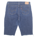 LEVI'S Cut Off Distressed Mens Denim Shorts Blue M W32