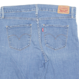 LEVI'S Stretch Womens Denim Shorts Blue M W34