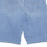 LEVI'S Stretch Womens Denim Shorts Blue M W34