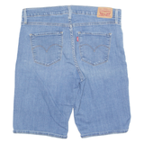 LEVI'S Stretch Womens Denim Shorts Blue M W34