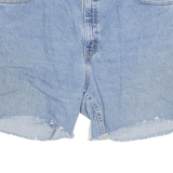 LEVI'S Cut Off 505 Mens Denim Shorts Blue L W35