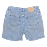 LEVI'S Cut Off 505 Mens Denim Shorts Blue L W35