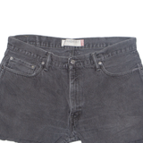 LEVI'S Cut Off 505 Womens Denim Shorts Black XL W37