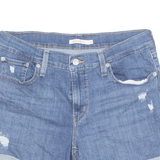 LEVI'S Turn Up Womens Denim Shorts Blue M W30