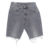 LEVI'S Cut Off 501 Premium E Mens Denim Shorts Black M W30