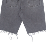 LEVI'S Cut Off 501 Premium E Mens Denim Shorts Black M W30
