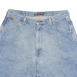 RALPH LAUREN POLO JEANS COMPANY Denim Carpenter Mens Workwear Shorts Blue 90s L W35