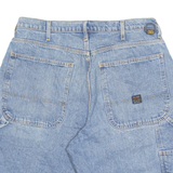 RALPH LAUREN POLO JEANS COMPANY Denim Carpenter Mens Workwear Shorts Blue 90s L W35