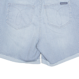 CALVIN KLEIN JEANS Denim Look Womens Casual Shorts Blue Striped M W30