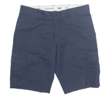 DICKIES Cut Off Mens Workwear Shorts Blue XL W40