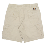 DICKIES Mens Cargo Shorts Beige M W34
