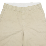 DICKIES Mens Workwear Shorts Beige Loose L W35