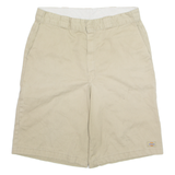 DICKIES Mens Workwear Shorts Beige Loose L W35