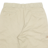 DICKIES Mens Workwear Shorts Beige Loose L W35