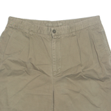 NAUTICA Mens Chino Shorts Brown Classic L W35