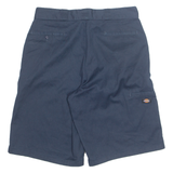 DICKIES Mens Workwear Shorts Blue Loose L W35