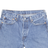 LEVI'S Cut Off 501 Mens Denim Shorts Blue M W31