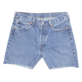 LEVI'S Cut Off 501 Mens Denim Shorts Blue M W31