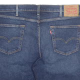 LEVI'S Cut Off Turn Up 511 Mens Denim Shorts Blue XL W40