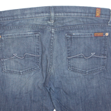 7 FOR ALL MANKIND Cut Off Womens Denim Shorts Blue M W33