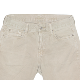 7 FOR ALL MANKIND Cut Off Mens Denim Shorts Beige M W32