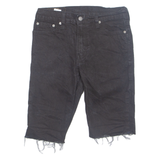 LEVI'S Cut Off 511 Mens Denim Shorts Black M W29
