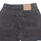 LEVI'S Cut Off 560 Womens Denim Shorts Black M W30