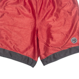 NIKE Mens Sports Shorts Red Relaxed 90s XL W34