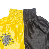 BLITZ MMA Mens Sports Shorts Yellow Relaxed Colourblock XL W24