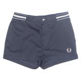 FRED PERRY Womens Sports Shorts Blue 90s XS W26