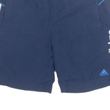ADIDAS Mesh Lined Mens Swimming Shorts Blue Relaxed L W40